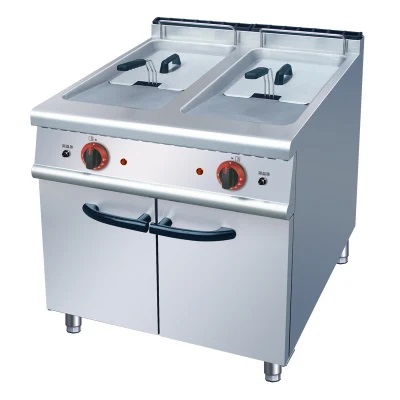 Electric Commercial 2-Tank 2-Basket Fryer Food Fryer Deep Fryer Electric Frying Maker for Hotel