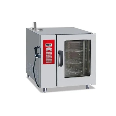 10 Trays Electric Combi Oven Steamer Commercial Bread Machine