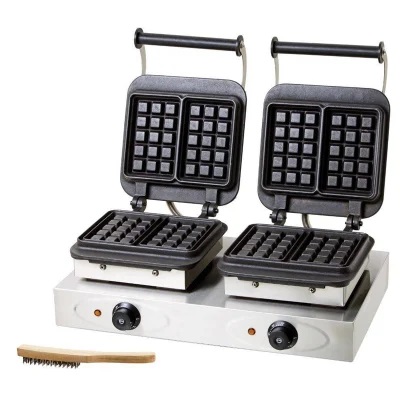 Commercial Ice Cream Waffle Cone Maker Double Waffle Machine